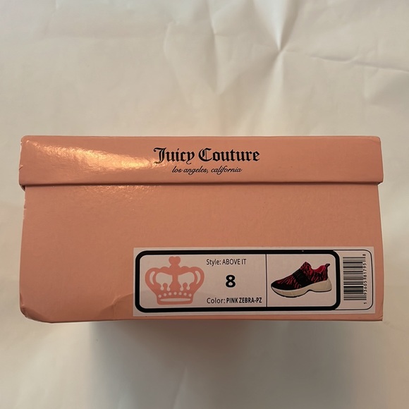 Juicy Couture Pink Zebra Sneakers - Picture 8 of 8
